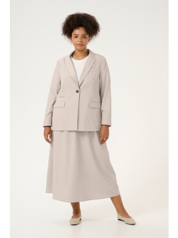 KAFFE curve Rock KCesta A-shape in Feather Gray Melange Pinstripe