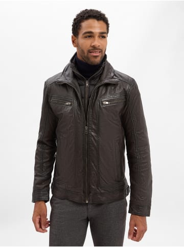 Finshley & Harding Lederjacke in mocca
