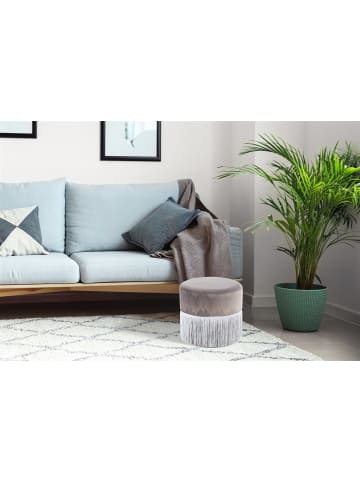 Kayoom Hocker Cleopatra in grau