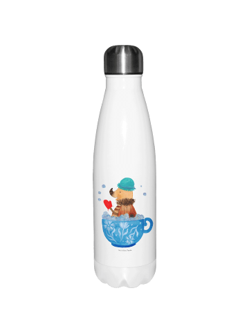 Mr. & Mrs. Panda Wasserflasche Nachtfalter Schaumbad ohne Spruch in Weiß