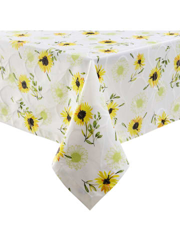 Erwin Müller Baumwollmischung Tischdecke Sonnenblume in gelb