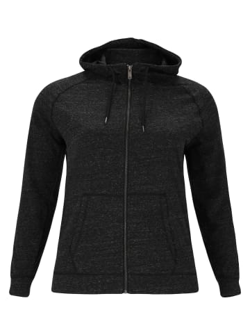 Endurance Q Sweatjacke OLIVIA MELANGE in 1001BM Black Melange