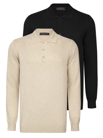 Felix Hardy Pullover in Beige-Schwarz