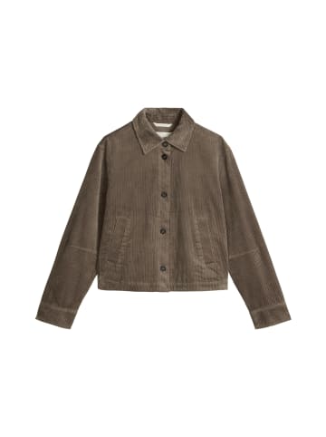 Marc O'Polo Cord-Overshirt regular in Stone Taupe