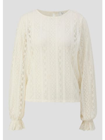 QS T-Shirt in 0200_creme