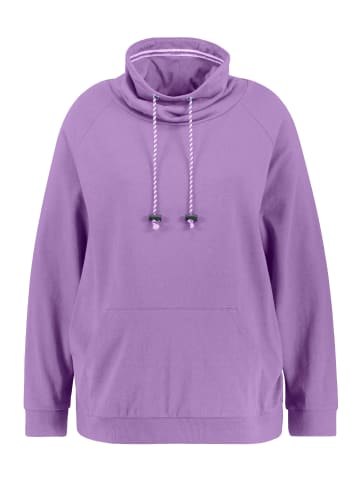 Ulla Popken Sweatshirt in hell violett