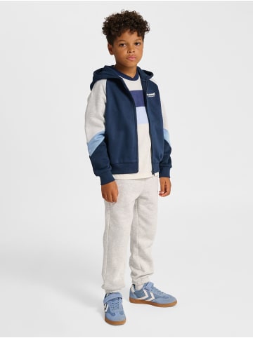 Hummel Reißverschluss Kapuzenpullover Hmljr Loose Kinder in DRESS BLUES/FADED DENIM