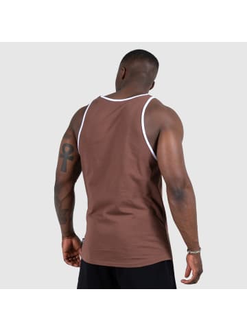 SMILODOX Tank Top Joe in Braun