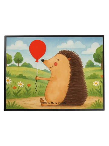 Mr. & Mrs. Panda Schreibunterlage Igel Luftballon Design ohne Sp... in Weiß