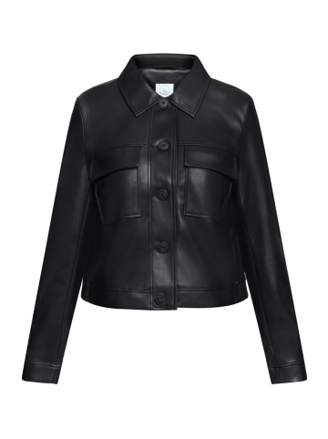 BETTY & CO Lederjacke langarm in Schwarz