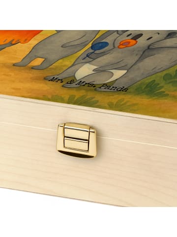 Mr. & Mrs. Panda Teeaufbewahrung Koala Familie Design mit Spruch in Weiß