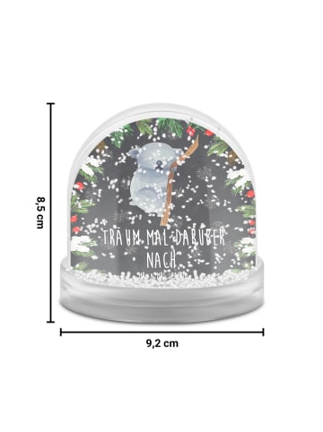 Mr. & Mrs. Panda Schneekugel Koalabär mit Spruch in Kreidetafel