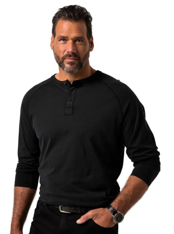 JP1880 Kurzarm T-Shirt in schwarz