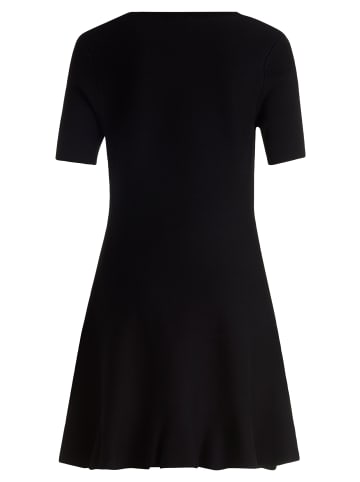 Vera Mont Strickkleid mit Rundhalsausschnitt in Schwarz
