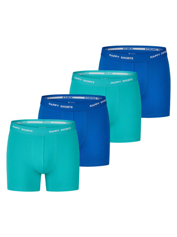 Happy Shorts Retro Boxer Neon in neon green/blue