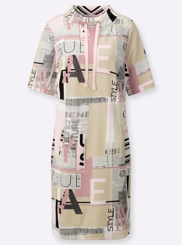 WITT WEIDEN Shirtkleid in hortensie-sand-bedruckt