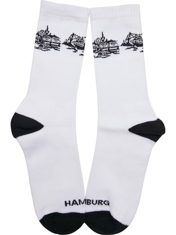 Mister Tee Basic Socks in black/white
