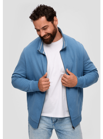 s.Oliver Sweatshirt Jacke langarm in Blau