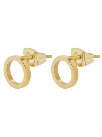 Adeliás Damen Ohrringe – Ohrstecker aus Edelstahl in gold
