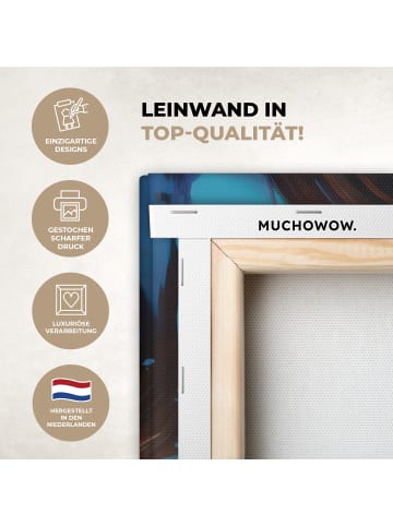 MuchoWow Leinwand bilder Buntes Porträt (BxH)