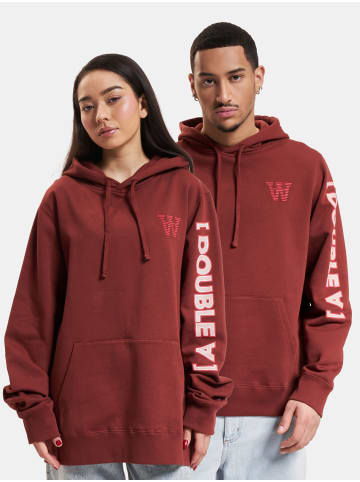 WOOD WOOD WOOD WOOD Hoodie in autumn red