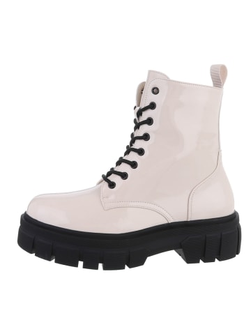 Ital-Design Stiefelette in Beige