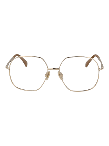 Max Mara Damen Optische Fassungen Rechteck Gold