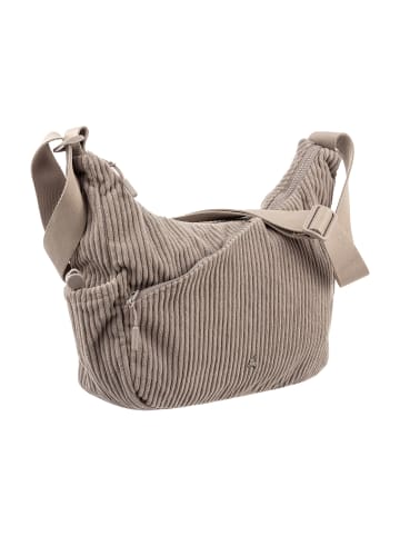 Prato SC10 zeitlose zeitlose Umhängetasche aus Breitcord in grey