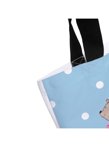 Mr. & Mrs. Panda Schultasche Bär Kind ohne Spruch in Blau Pastell