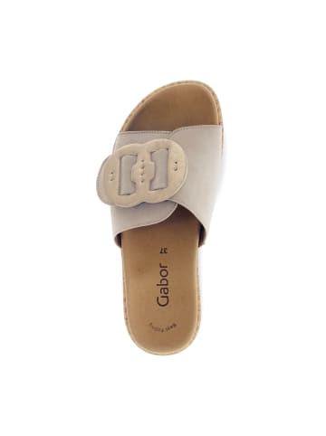 Gabor Plateau Pantoletten in Beige