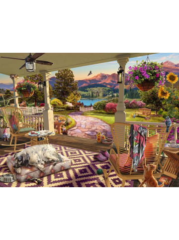 Ravensburger Ravensburger Puzzle 750 Teile Entspannung auf der Veranda in bunt