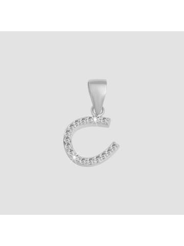 Adeliás Damen Anhänger aus 925 Silber mit Zirkonia in silber