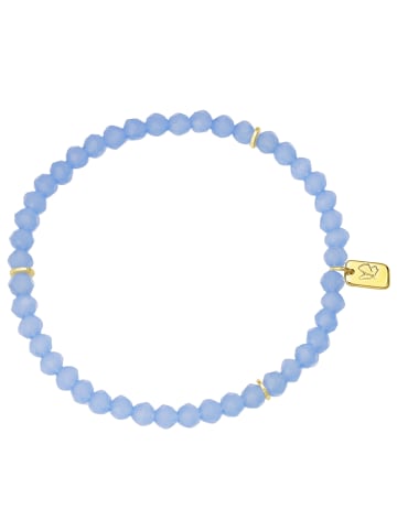 Glanzstücke München Armband aus Sterling Silber mit Glas in gelbgold