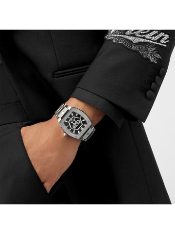 Philipp Plein Armbanduhr THE HEXAGON PHANTOM in silber