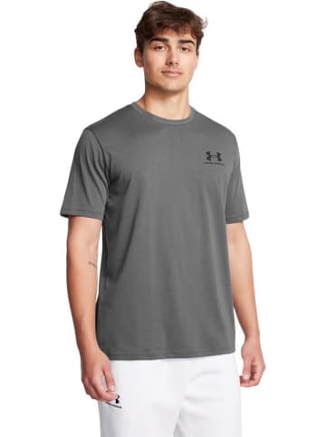 Under Armour Sportshirt "Ua M Sportstyle Lc Ss" in Lila