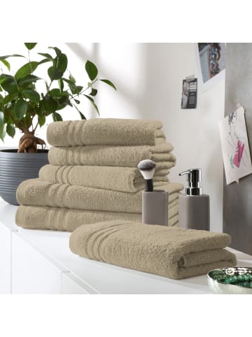 REDBEST Frottier Frottier-Set uni 6-tlg. New York in beige