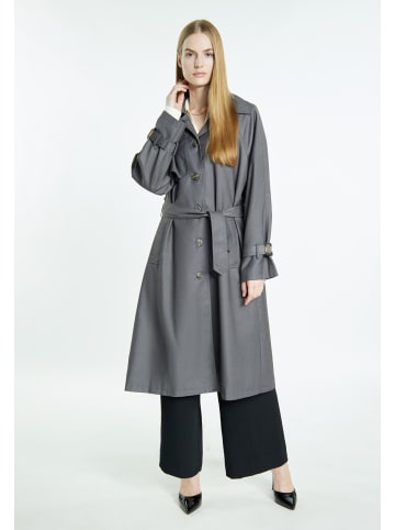 DreiMaster Klassik Trenchcoat in Grau