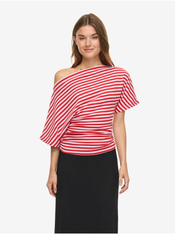 Noisy may One-Shoulder-Top in Goji Berry1