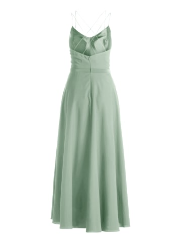 Vera Mont Abendkleid mit Volant in Foggy Green