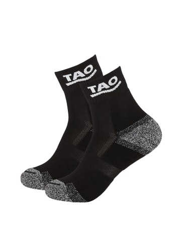 TAO Funktionssocken RUNNING SOCKS Doppelpack in schwarz