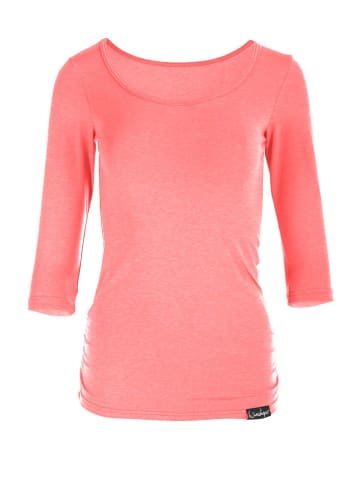 Winshape 3/4-Arm Shirt WS4 in neon coral