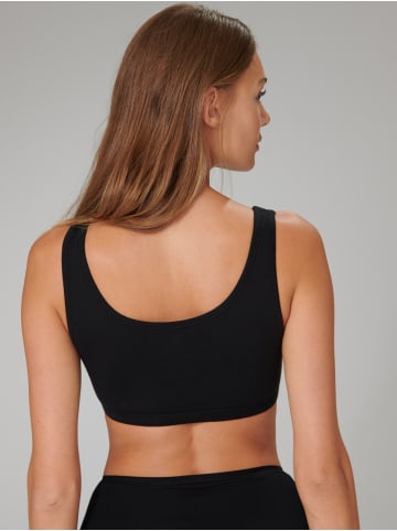 Schiesser Bustier 95/5 Organic Cotton in Schwarz