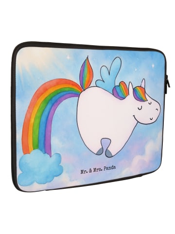 Mr. & Mrs. Panda Hülle Laptop Einhorn Fliegendes Pferd Design oh... in Weiß