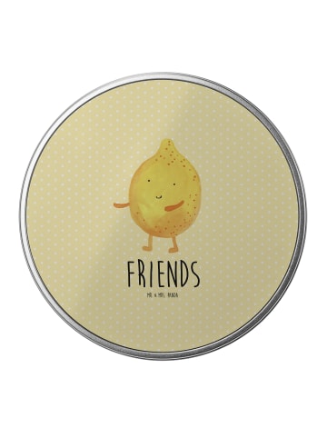 Mr. & Mrs. Panda Dose Beste Freunde Zitrone mit Spruch in Gelb Pastell