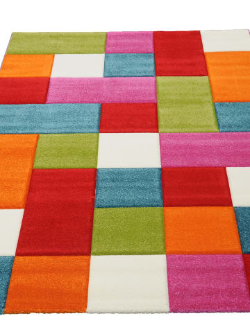 KADIMA DESIGN Teppich Kinderzimmer Kinder-Motiv Kinderzimmer pflegeleicht Motiv in Mehrfarbig