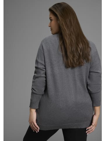 Laura Scott Strickjacke in anthrazit mélange