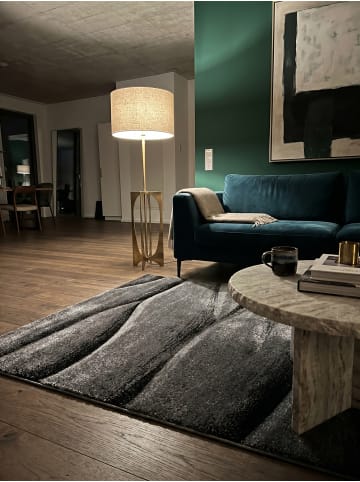 KADIMA DESIGN Teppich Kurzflor Waschbar Ombre SOLDA Strapazierfähig OEKO-TEX