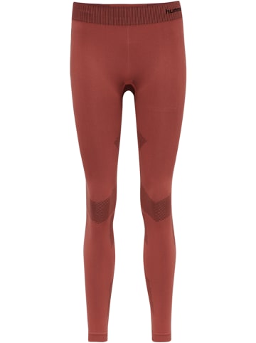 Hummel Hummel Leggings Hummel First Multisport Damen Nahtlosen in MARSALA