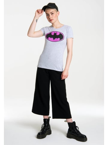 Logoshirt T-Shirt Batman in grau meliert