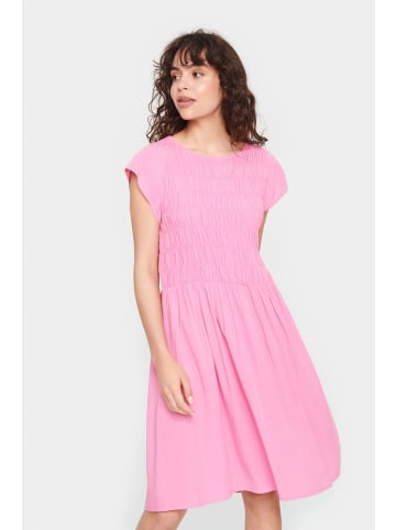 SAINT TROPEZ Kleid GislaSZ Gerade Passform in Pink Cosmos